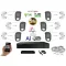 MS - AI Hybrid Light IP kamerarendszer 6 kamerával switchel 5 Mpix WT - 6143k6B
