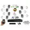 MS - AI Hybrid Light IP kamerarendszer 7 kamerával switchel 5 Mpix WT - 6143k7B
