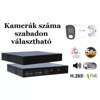   Monitorrs Security - AI Hybrid Light IP kamerarendszer 9-16 kamerával 5 Mpix WT - 6143k9-16