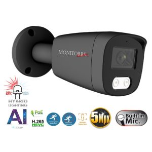 Monitorrs Security - AI Hybrid Light IP kamera 5 Mpix Gtube - 6144