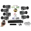 MS - AI Hybrid Light IP kamerarendszer 7 kamerával switchel 5 Mpix GT - 6144k7B