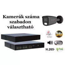   Monitorrs Security - AI Hybrid Light IP kamerarendszer 9-16 kamerával 5 Mpix GT - 6144k9-16