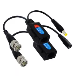 UTP - BNC AHD/HDCVI/TVI Balun átalakító + DC - 6150