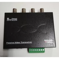 4 CH video Balun AHD/TVI/CVI RJ45+csatlakozó - 6152