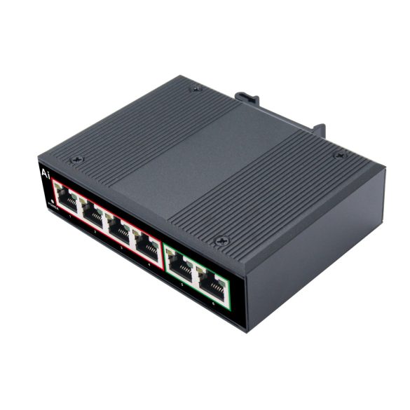 MS F0420FPI - Ipari PoE switch 4+2 port 10/100M DC:44-55V - 6171