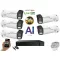 Monitorrs Security - AI IP park kamerarendszer 5 kamerával 5 Mpix - 6185K5