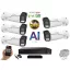 MS - AI IP park kamerarendszer 5 kamerával switchel 5 Mpix - 6185K5B