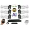 MS - AI IP park kamerarendszer 6 kamerával switchel 5 Mpix - 6185K6B