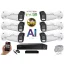 MS - AI IP park kamerarendszer 6 kamerával switchel 5 Mpix - 6185K6B