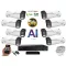 MS - AI IP park kamerarendszer 8 kamerával switchel 5 Mpix - 6185K8B