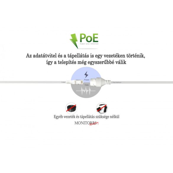 MS - AI IP park kamerarendszer 8 kamerával switchel 5 Mpix - 6185K8B