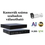 Monitorrs Security - AI IP park kamerarendszer 9-16 kamerával 5 Mpix - 6185K9-16