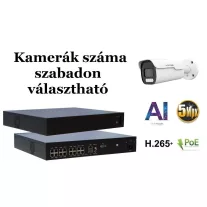   Monitorrs Security - AI IP park kamerarendszer 9-16 kamerával 5 Mpix - 6185K9-16