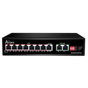 MS 1010B - A 8 Ports AI Hi-POE Switch 8x10/100Mbps Uplink:2x10/100Mbps 120W - 6187