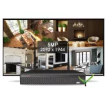 Monitorrs Security - AHD dóm kamerarendszer 6 kamerával 5 Mpix - 6197K6