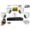 Monitorrs Security - Hybrid Light IP kamerarendszer 4 kamerával 2 Mpix WD - 6211K4