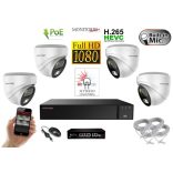 MS - Hybrid Light IP kamerarendszer 4 kamerával switchel 2 Mpix WD - 6211K4B