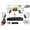 MS - Hybrid Light IP kamerarendszer 4 kamerával switchel 2 Mpix WD - 6211K4B