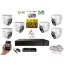 MS - Hybrid Light IP kamerarendszer 6 kamerával switchel 2 Mpix WD - 6211K6B