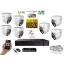 MS - Hybrid Light IP kamerarendszer 7 kamerával switchel 2 Mpix WD - 6211K7B