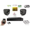 Monitorrs Security - Hybrid Light IP kamerarendszer 2 kamerával 2 Mpix GD - 6212K2
