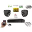 Monitorrs Security - Hybrid Light IP kamerarendszer 2 kamerával 2 Mpix GD - 6212K2
