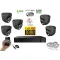 Monitorrs Security - Hybrid Light IP kamerarendszer 5 kamerával 2 Mpix GD - 6212K5