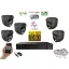 Monitorrs Security - Hybrid Light IP kamerarendszer 5 kamerával 2 Mpix GD - 6212K5