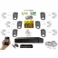 MS - Hybrid Light IP kamerarendszer 6 kamerával switchel 2 Mpix WT - 6213K6B