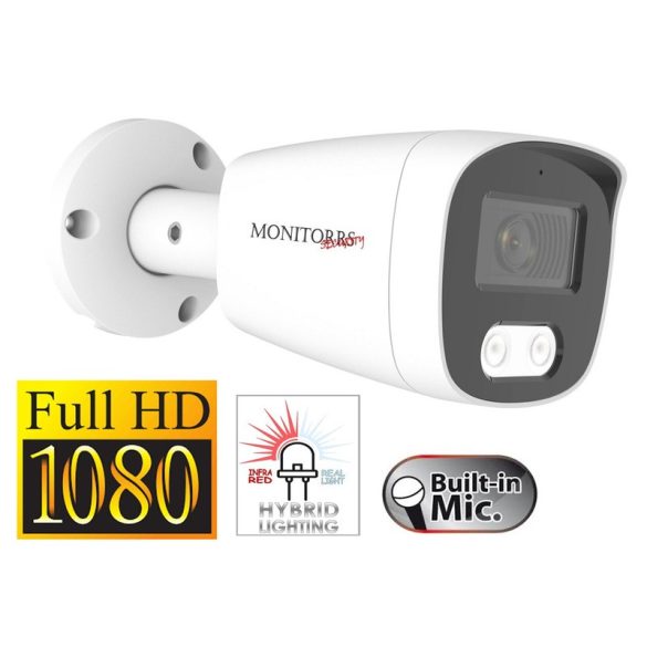 Monitorrs Security - Hybrid Light IP kamerarendszer 6 kamerával 2 Mpix WT - 6213K6