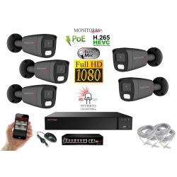   MS - Hybrid Light IP kamerarendszer 5 kamerával switchel 2 Mpix GT - 6214K5B