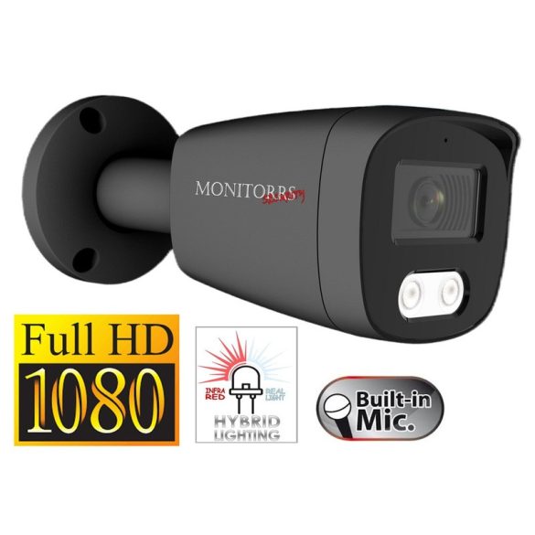 Monitorrs Security - Hybrid Light IP kamerarendszer 6 kamerával 2 Mpix GT - 6214K6