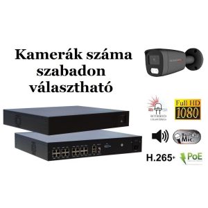 Monitorrs Security - Hybrid Light IP kamerarendszer 9-16 kamerával 2 Mpix GT - 6214K9-16
