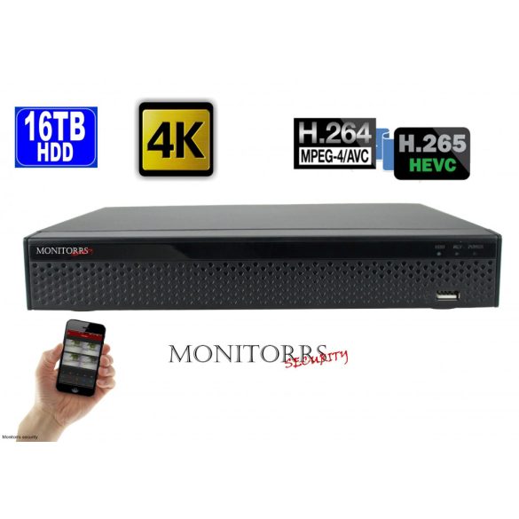 Monitorrs Security - 25 csatornás rögzítő - 6274