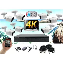   Monitorrs Security - AHD kamerarendszer 7 kamerával 8 Mpix - 6281K7