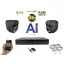 Monitorrs Security - AI IP Dóm  kamerarendszer 2 kamerával 5 Mpix GD - 6371K2