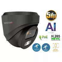   MS - AI IP Dóm  kamerarendszer 4 kamerával switchel 5 Mpix GD - 6371K4B