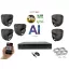 Monitorrs Security - AI IP Dóm  kamerarendszer 5 kamerával 5 Mpix GD - 6371K5