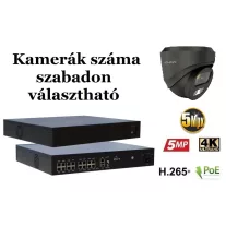   Monitorrs Security - AI IP Dóm kamerarendszer 9-16 kamerával 5 Mpix GD - 6371K9-16
