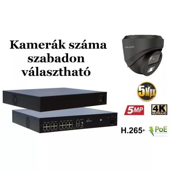 Monitorrs Security - AI IP Dóm kamerarendszer 9-16 kamerával 5 Mpix GD - 6371K9-16 Monitorrs Security - AI IP Dóm kamerarendszer 9-16 kamerával 5 Mpix GD - 6371K9-16