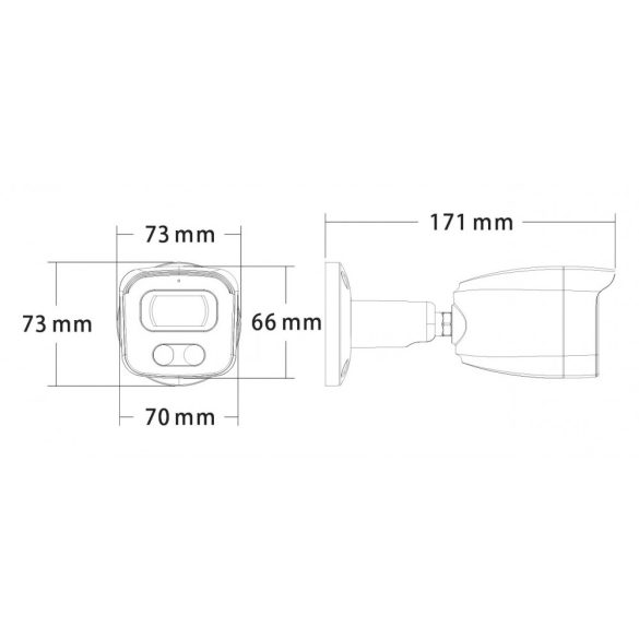 Monitorrs Security - AI IP kamerarendszer 3 kamerával 5 Mpix WT - 6372K3