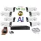 Monitorrs Security - AI IP kamerarendszer 8 kamerával 5 Mpix WT - 6372K8