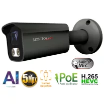   Monitorrs Security - AI IP csőkamera mikrofonnal 5 Mpix GT - 6373A