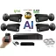 MS - AI IP kamerarendszer 4 kamerával switchel 5 Mpix GT - 6373K4B