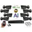 Monitorrs Security - AI IP kamerarendszer 8 kamerával 5 Mpix GT - 6373K8