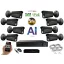 MS - AI IP kamerarendszer 8 kamerával switchel 5 Mpix GT - 6373K8B