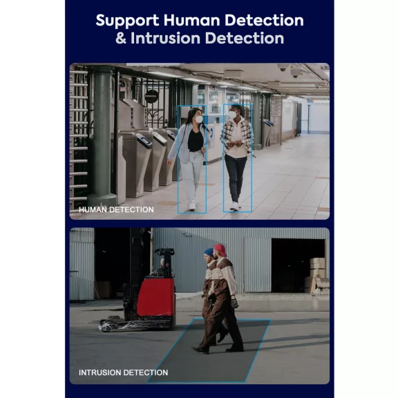 Monitorrs Security - AI IP kamerarendszer 8 kamerával 5 Mpix GT - 6373K8