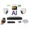 MS - 4K AI IP kamerarendszer 2 kamerával switchel 8 Mpix WD - 6376K2B