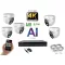 Monitorrs Security - 4K AI IP kamerarendszer 5 kamerával 8 Mpix WD - 6376K5