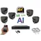 Monitorrs Security - 4K AI IP kamerarendszer 5 kamerával 8 Mpix GD - 6377K5